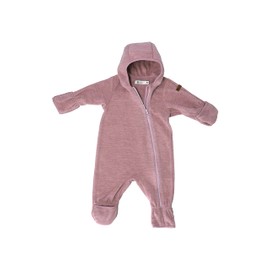 Sterntaler Baby Girl Jumpsuit Baby Melange Overall - Baby Jumpsuit - Made of Microfleece with Embroidery and Zip - Purple, Purple, 62