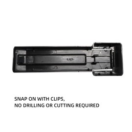 ETL INDUSTRIES Tailgate Hinge Cover Rear Door Trim Spare Tire Bracket Decoration Exterior Accessories for Jeep Wrangler JK & Unlimited 2007-2017 (Black)