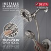 Delta Arvo 14 Series Brushed Nickel Shower Faucet Set with