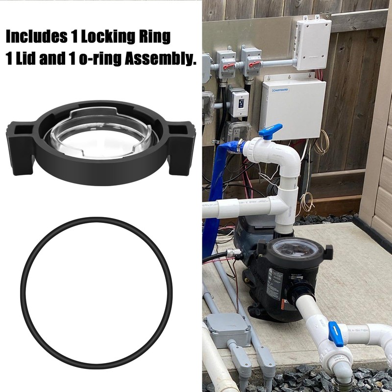 FBULWSEC R0448800 Pool Pump Lid, PHP MHP Replacement Lid w/Locking