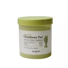 Skin Food 스킨푸드 아스파라거스 글루타치온 패드 60매 Skinfood Asparagus Glutathione Pads 60 Sheets [Glutathione pads 60 sheets]