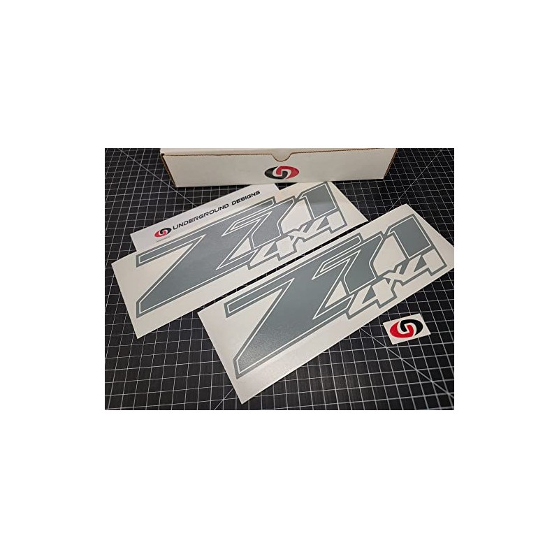 Z71 4x4 Decals (2-Pack) Bedside Fender Stickers Fits 2007-2013 Chevy