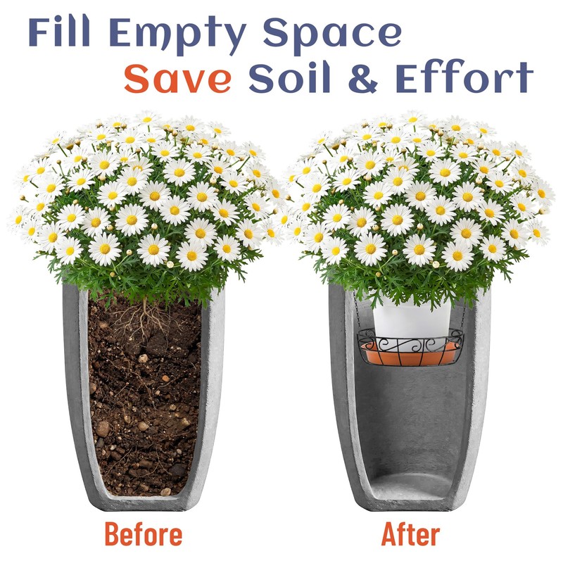 Adjustable Planter Inserts for Large Pots, Fits for 12" -18"