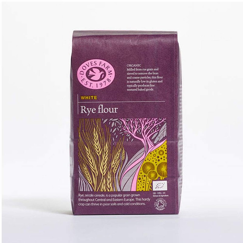 Doves Farm - Organic White Rye Flour - 1Kg