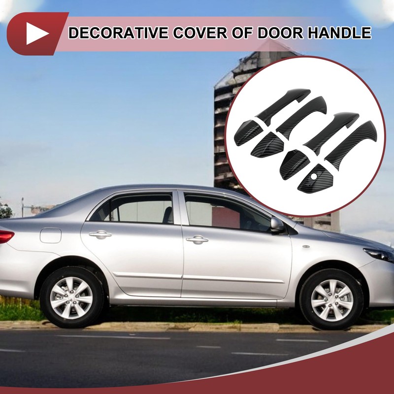 HEROFFIX 1Set Car Door Handle Cover for Honda Accord 2008-2012