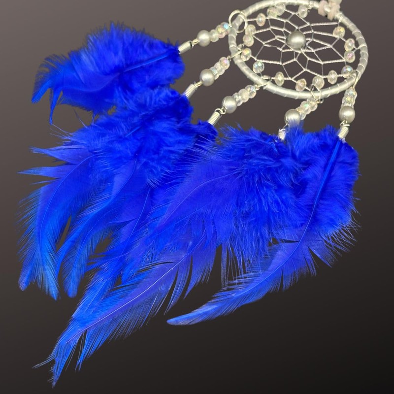 XEYOLHON Small Dream Catcher for Car Handmade Boho Hanging Decor
