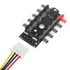 ELECTOP PC Chassis Fan Hub CPU Cooling HUB 10 Port