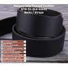 WD-47 Black Latigo Leather 9-10oz (3.6-4mm) STRIP 1-1/2" Wide X