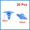 VekAuto 20 Pcs Blue Auto Car Door Card Interior Weatherstrip