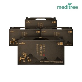 Medtree 메디트리 흑염소 담은 생 녹용진액 4박스(120포) Meditree Black Goat Liquid Deer Antler Extract 4 Boxes (120 Packs)