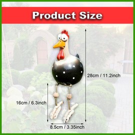 Bogoro Chicken Decoration Garden, Chicken Decoration Garden, Resin Chicken Garden Decoration, Garden Decoration Chicken Decoration, Decorative Garden Chicken Garden Stake, Chicken Garden Decoration,