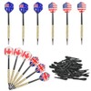 "N/A" 12 Pcs Brass Darts Sets,Soft Tip Darts with 36