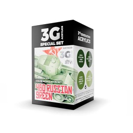 AK Acrylics 3Gen AVF Set AK11639 Modulation 4BO Russian Green 3G (4 x 17 ml)