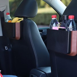 JNNJ Car Rubbish Bin, Multifunctional Car Organiser Bin, Foldable and Portable Waterproof Car Bin, Storage Box for Most Cars