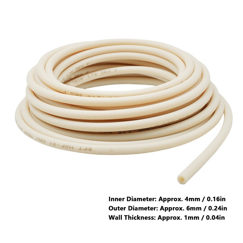 4 X 6mm BPT Peristaltic Pump Tube Rubber High Temperature