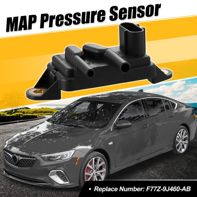 X AUTOHAUX EGR Valve Pressure Feedback Sensor DPFE Sensor F77Z9J460AB