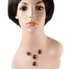 Sterling Silver and Baltic Honey Amber Necklace Isadora