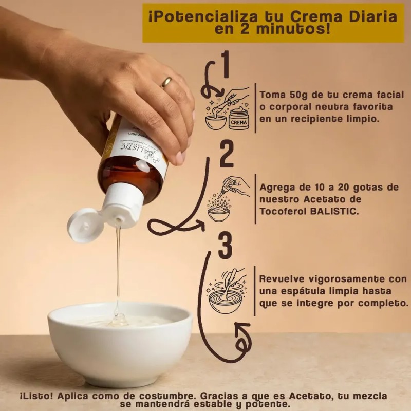 Vitamina E Pura 60ml Antioxidante Uso Cosmético Profesional Todo Tipo