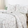 Home Soft Things 3 Piece Matelasse Jacquard Microfiber Quilts Bedding