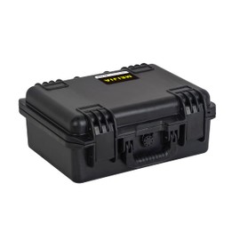 MEIJIA Premium Waterproof Hard Compact Camera Case with customizable fit foam,Full Protection with Light&Convenient Design,16.19"x12.69"x6.62",Elegant Black