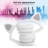 LED Noise Reduction Headset Cat Ear Shape Bluetooth 5.0 Headset