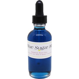 TCEShop Blue Sugar - Type A For Men Scented Body Oil Fragrance [Glass Dropper Top - Blue - 2 oz.] - ID#37949