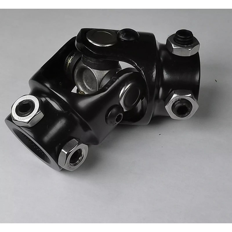 CNCDPT 3/4-36 Spline X 3/4" DD U-Joint Black Universal Steering