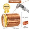 99.9% Pure Copper Wire, 16 Gauge 102 Feet Solid Copper