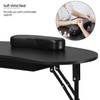 Yaheetech 37-inch Portable & Foldable Manicure Table Nail Desk Workstation