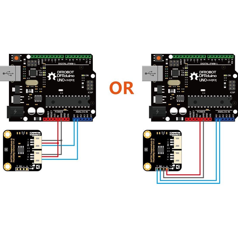 DFRobot Analogue SHT30 Temperature & Humidity Sensor, Analogue SHT30 Temperature