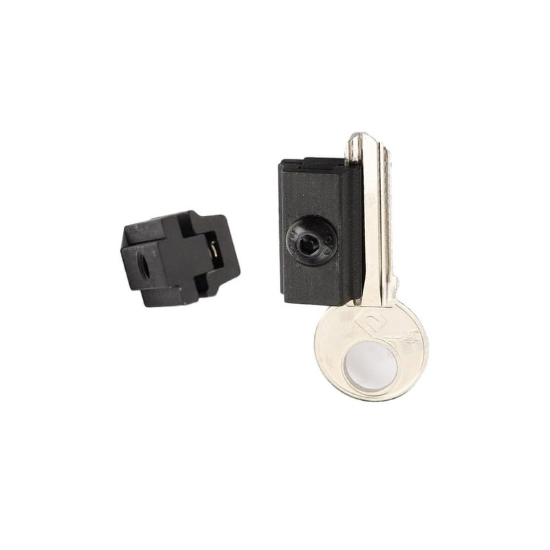 Vertical Key Clamp (1 Set), Black Hardened Metal with Precision