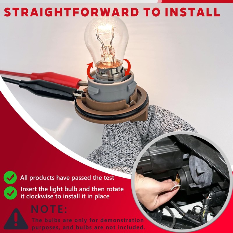 Svicari Headlight Headlamp Socket Holder Fit for Kia Sorento 2011