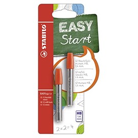 Refill Leads - STABILO EASYergo 1.4 Leads - Twin Pack of 6 - HB