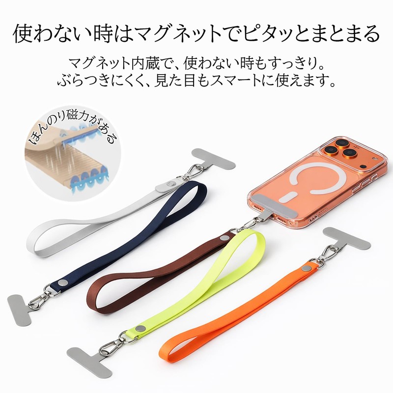 Smart Goods sc081 Smartphone Strap, Hand Strap, Short, Wrist, Fall