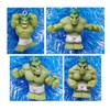 Generic Super Hero Ornament Set - Green Resin Comic Book
