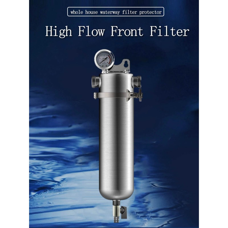 TECHTONGDA Brand New Stainless Steel Front Filter House Waterway Filter