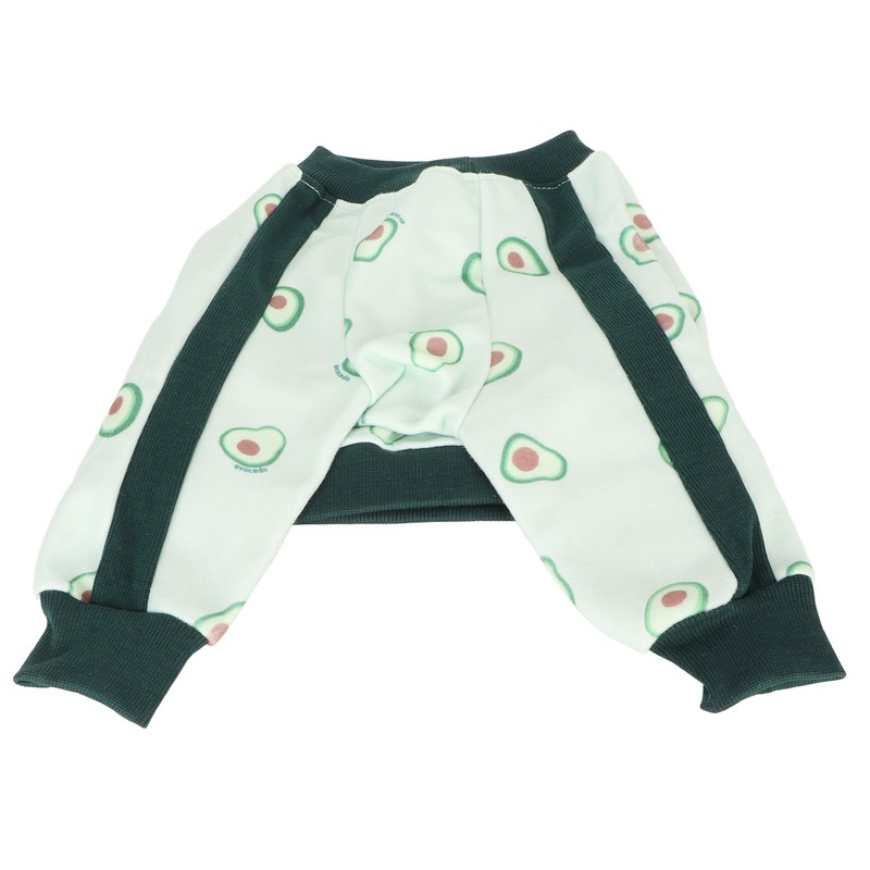 Pet Long Sleeve Pajamas Breathable Soft Elastic Cute Avocado Print