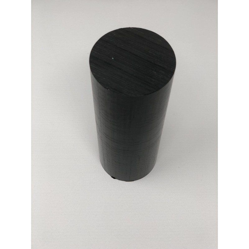 HDPE (High Density Polyethylene) Plastic Round Rod 5" Diameter, 12"