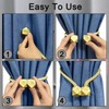 Yatinkim 2 Pack Curtain Ties Magnetic Tiebacks Drapes Holders Window