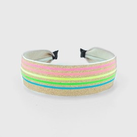 Lala 라라 트윙클 스트라이프 헤어밴드 P-파스텔(LALAH079) Lala Twinkle Stripe Hairband P-Pastel (LALAH079)