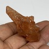 WatanGems 31.1g, 2.7"x1.1"x0.9", Natural Red Quartz Crystal Terminated, Minerals Specimens,