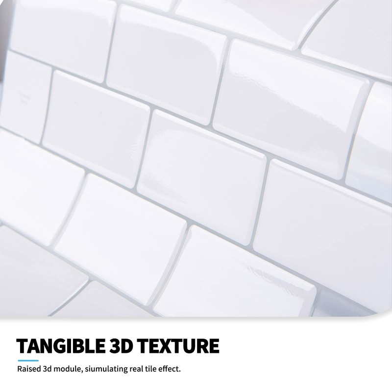 Art3d Premium 10-Sheet Peel and Stick Tile Backsplash - 12"x12"