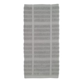 All-Clad Textiles 100-Percent Cotton Solid Kitchen Towel, Titanium