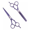 Purple Dragon Kit 2 Tijeras Prof Estilista Barbero Peluquero Increibles