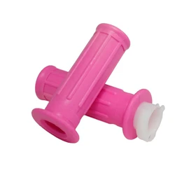 TDR Pink Hand Grip Twist Throttle Set Yamaha PW50 YZinger 50 G50T Loncin PY50 LX50PY Jianshe PY50 Motorcycle Dirt Bike Aftermarket Parts