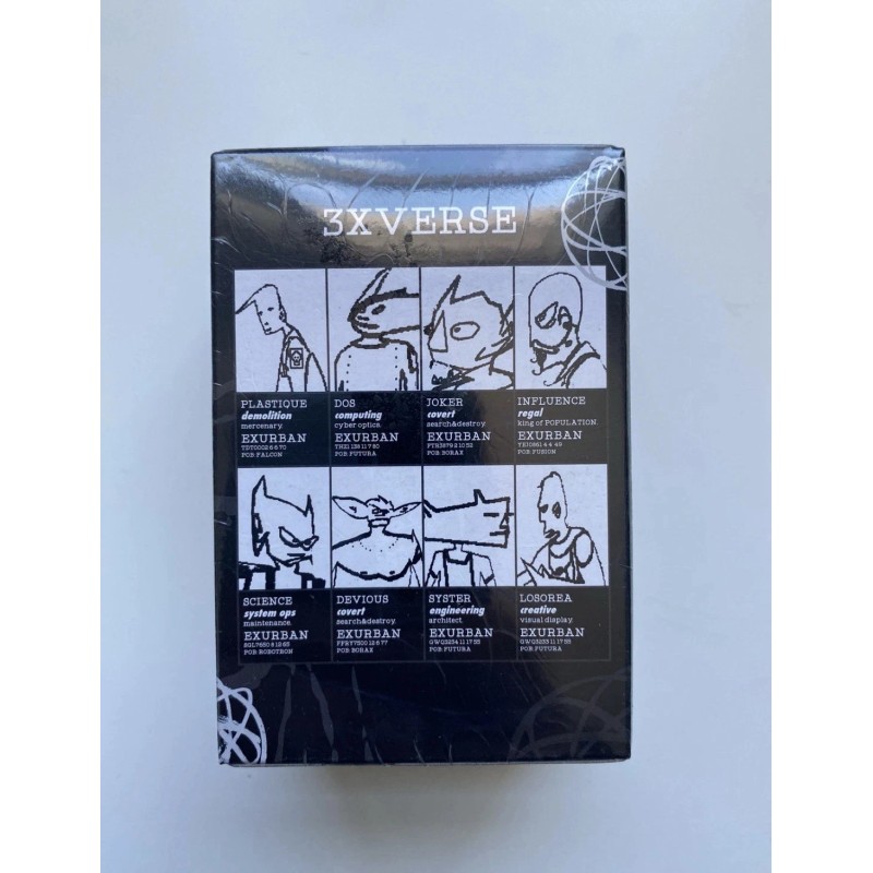 FUTURA LABORATORIES 2000 3XVERSE 3 INCH COLLECTIBLE FIGURE 1 ONE
