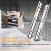 YENUO Stainless Steel Full Extension Drawer Slides Side Mount 10