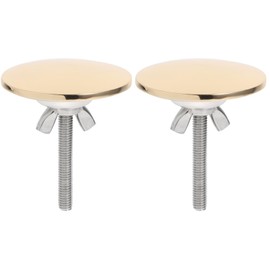 Uonlytech Tapa del Orificio De Grifo Dorado Cubierta Decorativa para Fregadero Tapón De Agujero De Lavabo Instalación Fácil Y Rápida Material Premium Y Resistente