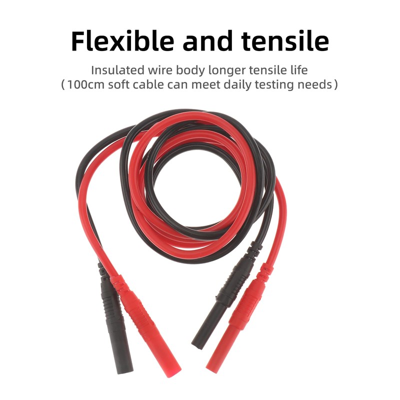 DIANN 2pcs Multimeter Test Lead Extension Male to Female Connector