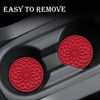 MEAJOO 2 Pack Silicone Car Cup Holder Coaster – 2.75